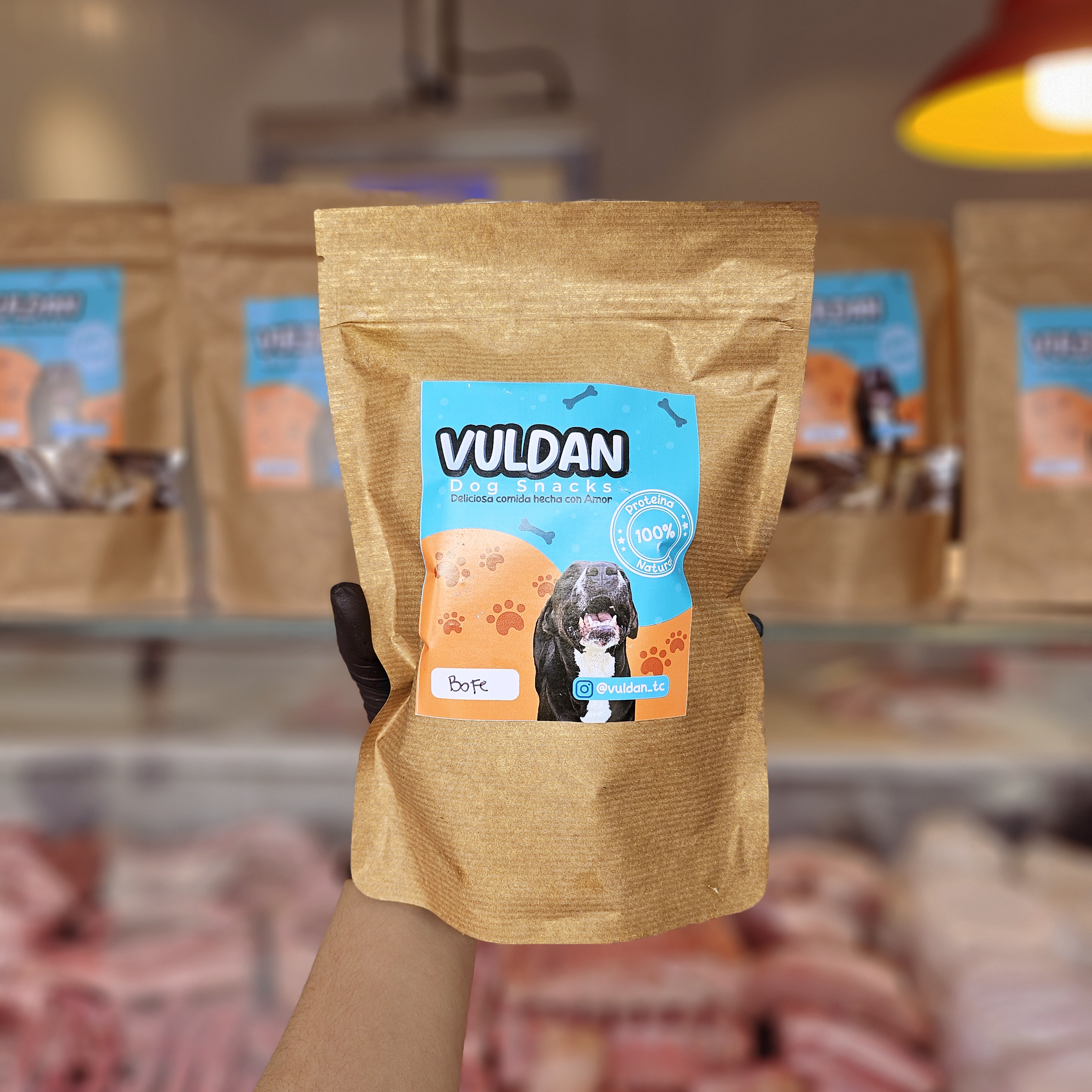 Snack de Bofe deshidratado