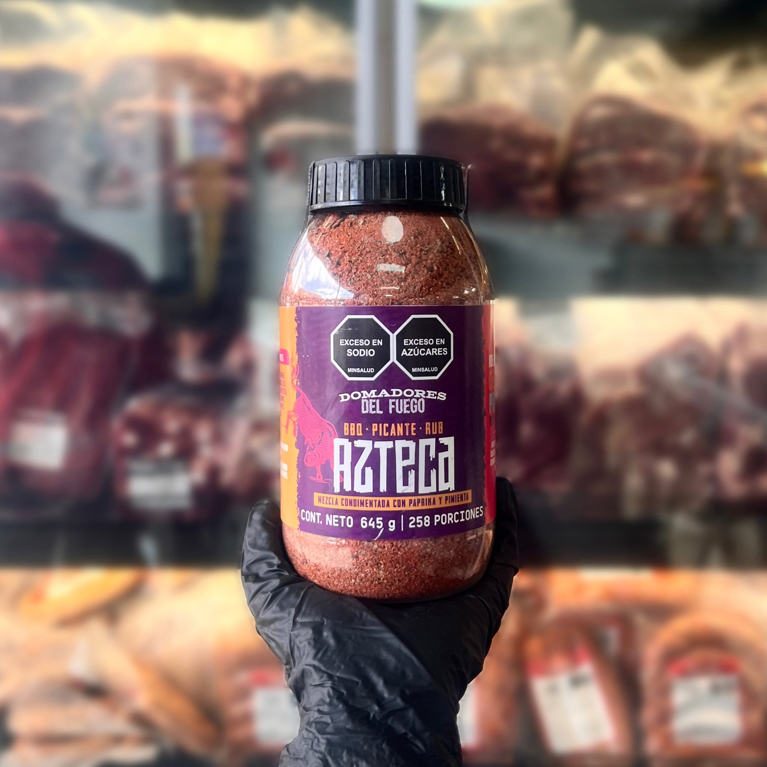 Rub Azteca Sazonador BBQ picante 200gr