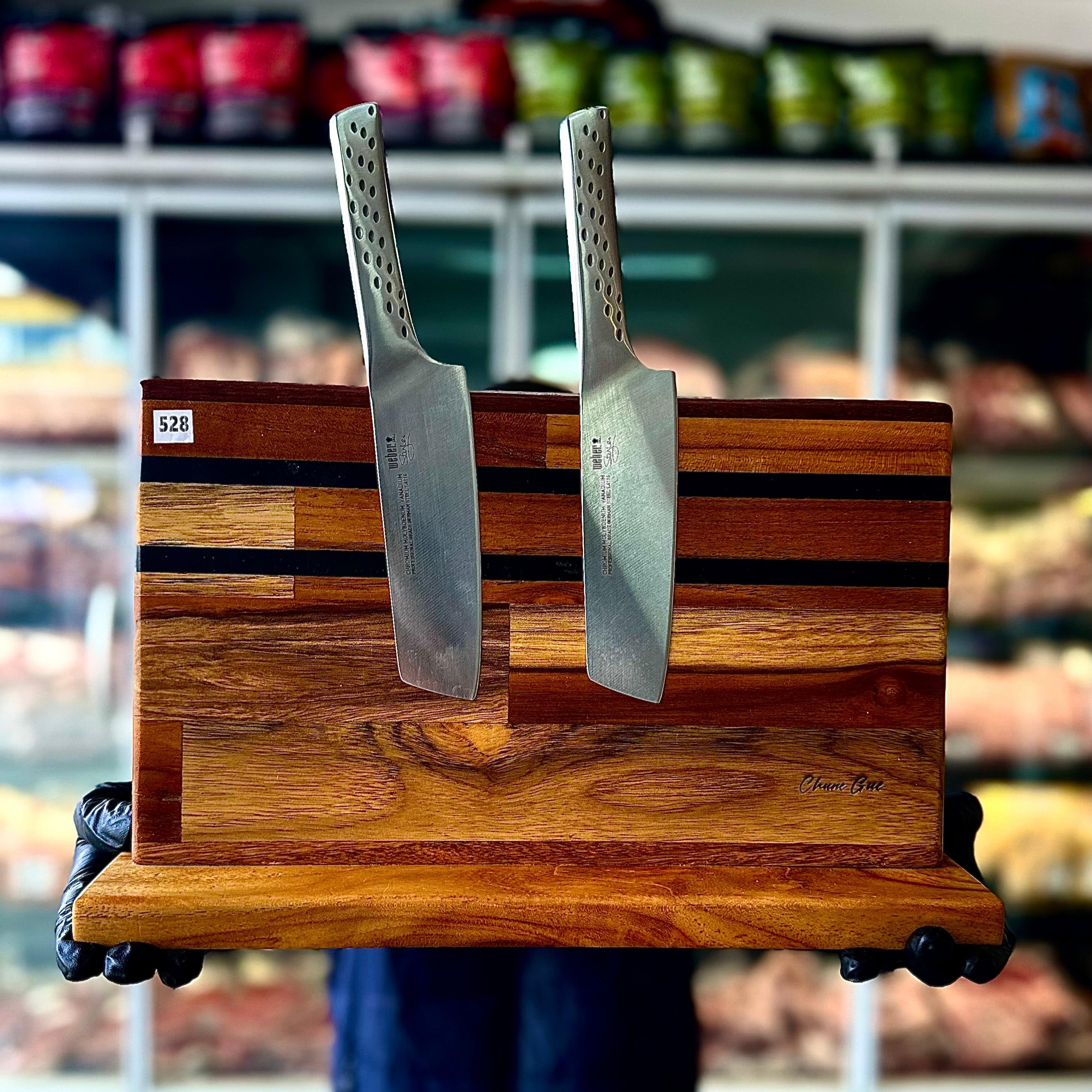 Portacuchillos madera