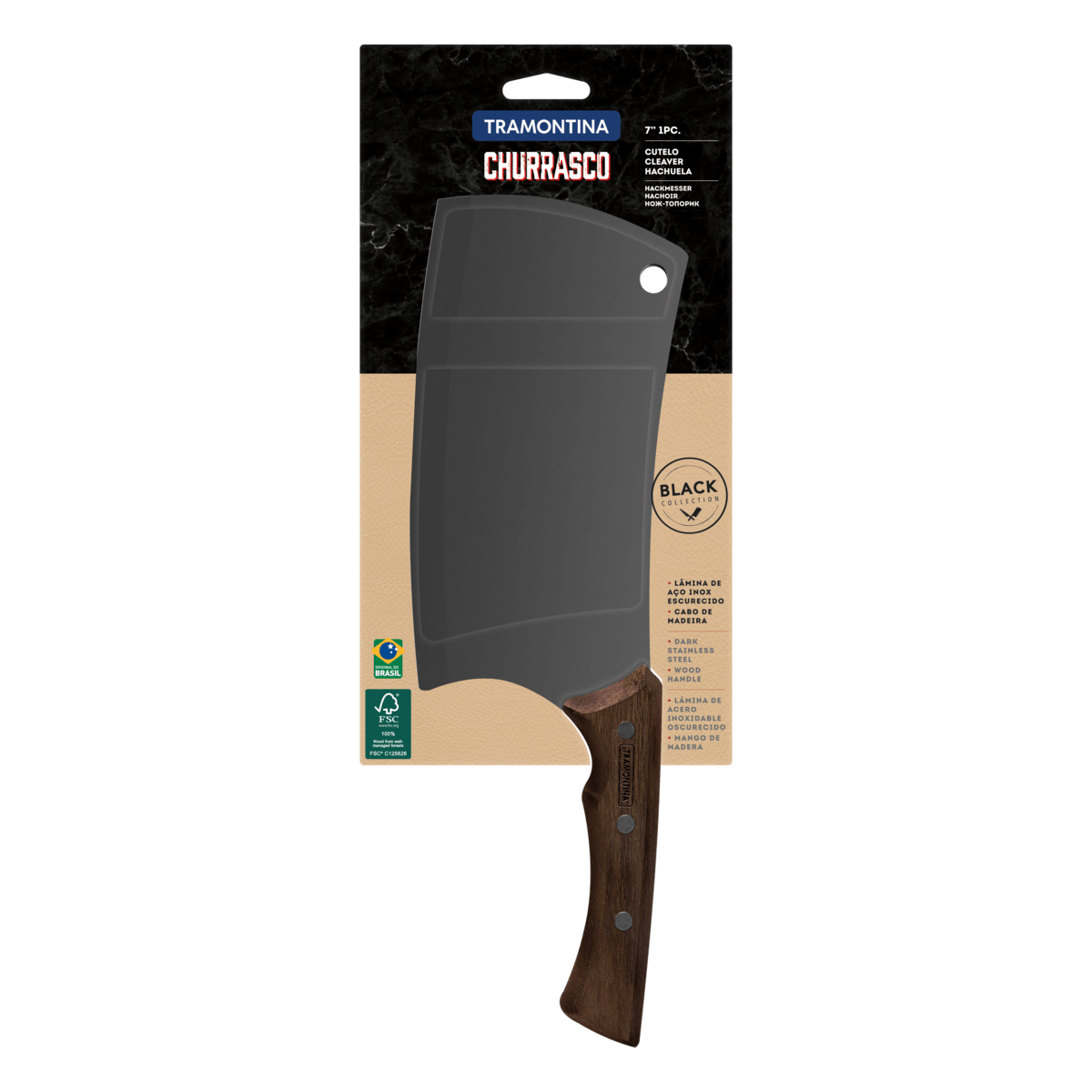 Hachuela Churrasco 7" Tramontina